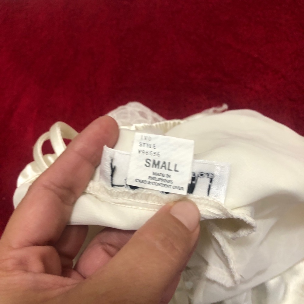 Natori White Lace & Satin Cami Short Sleep Set Size Small great conditions - Picture 10 of 16